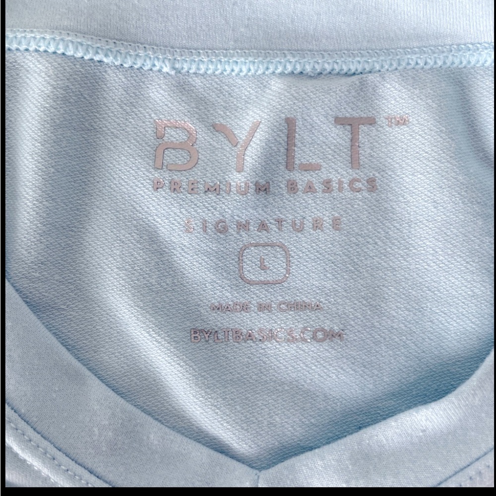 🌀BYLT Premium Basics Light Blue Shirt SZ. Large